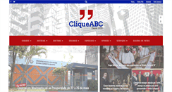 Desktop Screenshot of cliqueabc.com.br